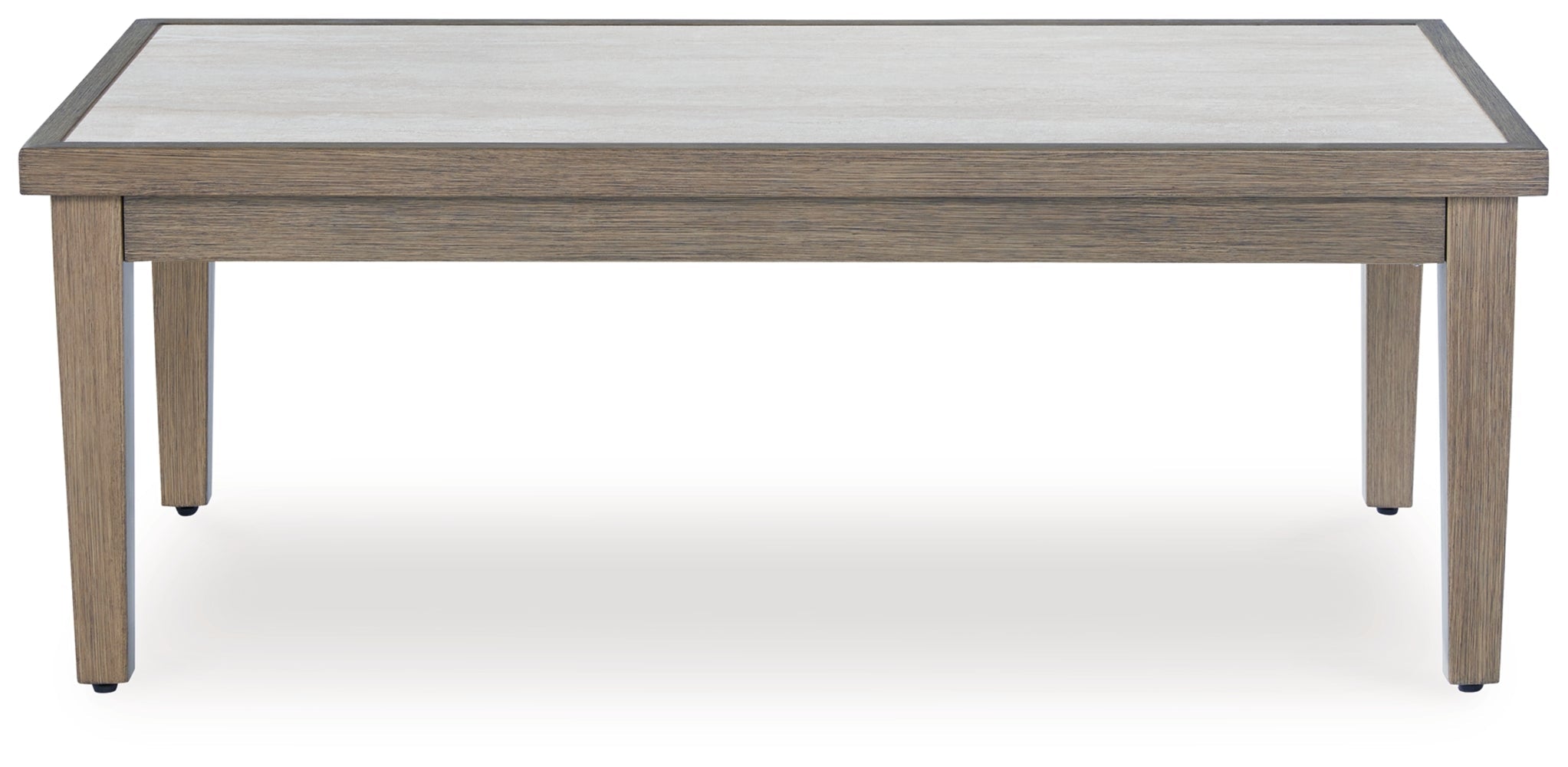 AshleyRainier Ranch Outdoor Sofa and Loveseat with Coffee Table