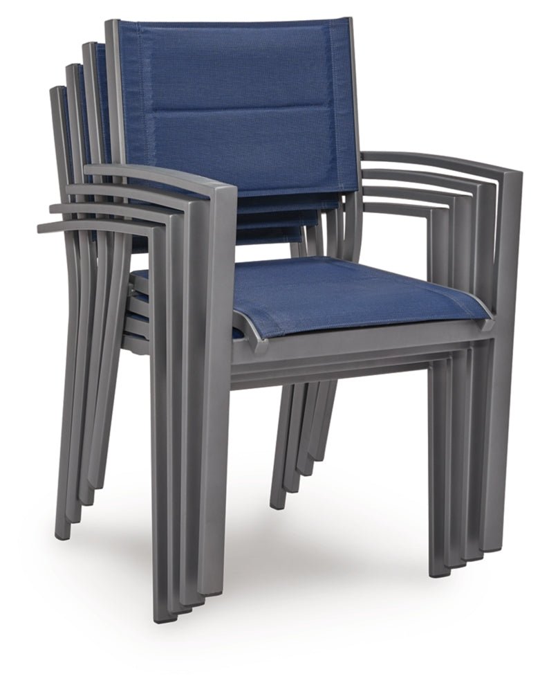 AshleyRocky Creek Outdoor Sling Arm Chair (Set of 4)