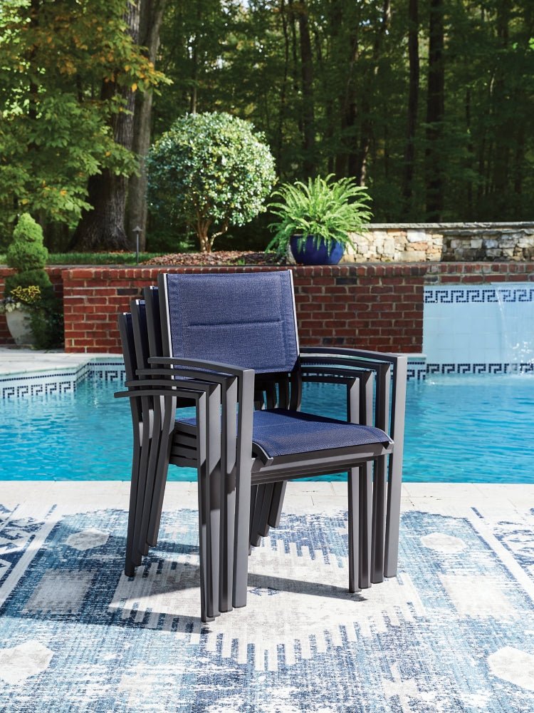 AshleyRocky Creek Outdoor Sling Arm Chair (Set of 4)