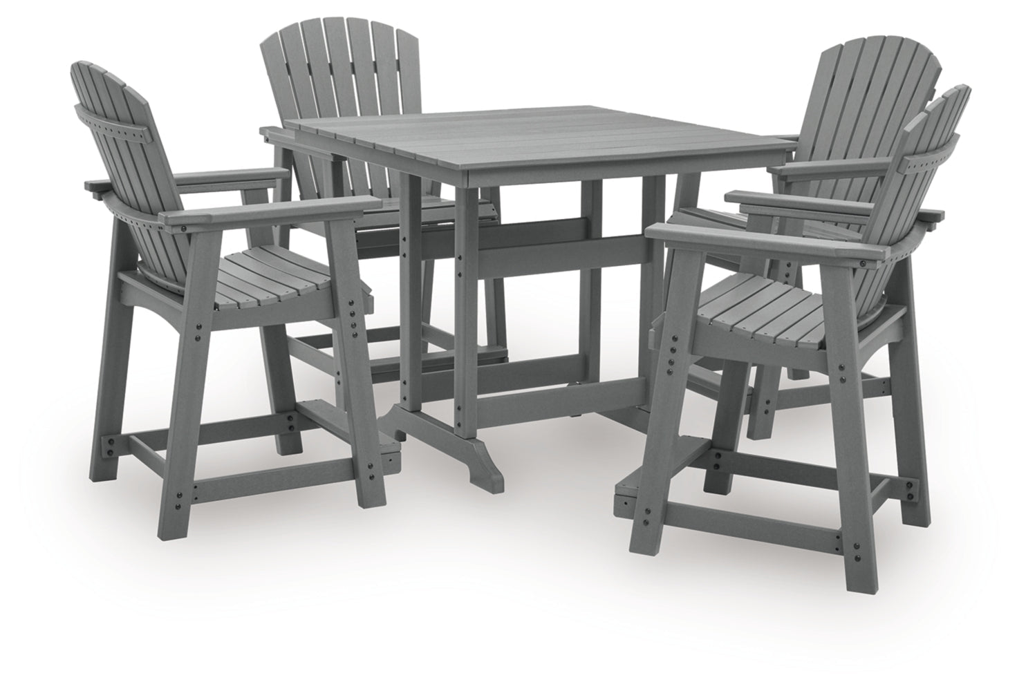 AshleySanctuary Beach Counter Dining Set