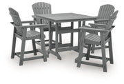 AshleySanctuary Beach Counter Dining Set