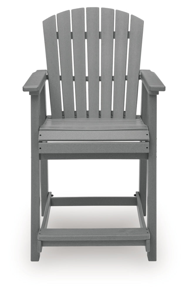 AshleySanctuary Beach Outdoor Counter Height Bar Stool (Set of 2)