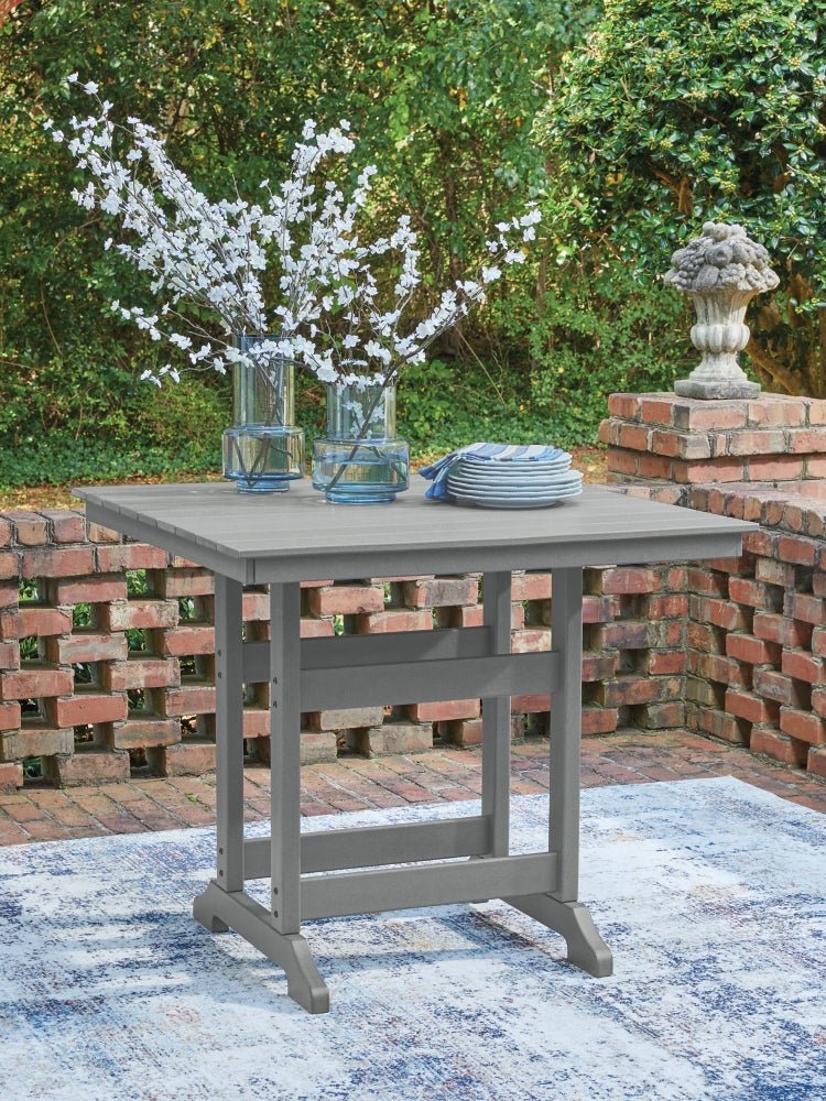AshleySanctuary Beach Outdoor Counter Height Dining Table