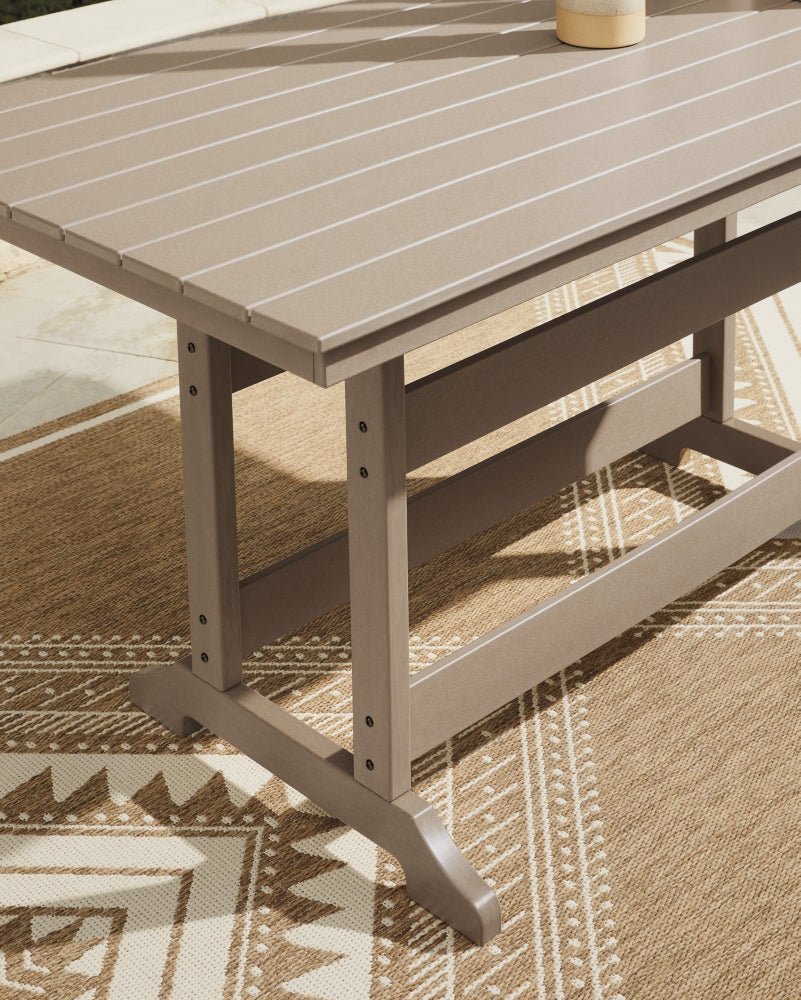 AshleySeacliff Beach Outdoor Counter Height Dining Set