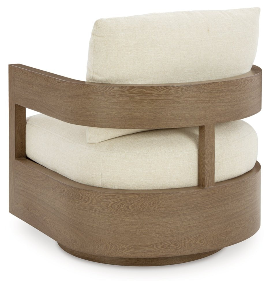 AshleySerene Bay Outdoor Sofa and 2 Chairs with Coffee Table