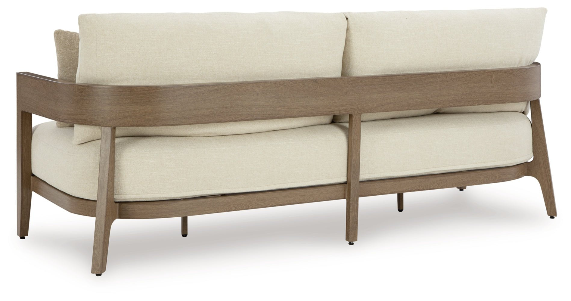 AshleySerene Bay Outdoor Sofa and 2 Chairs with Coffee Table
