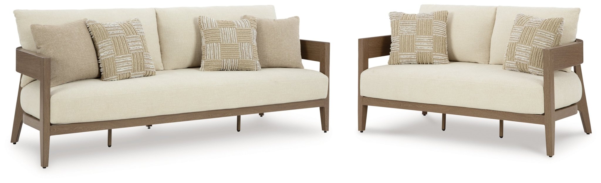 AshleySerene Bay Outdoor Sofa and Loveseat