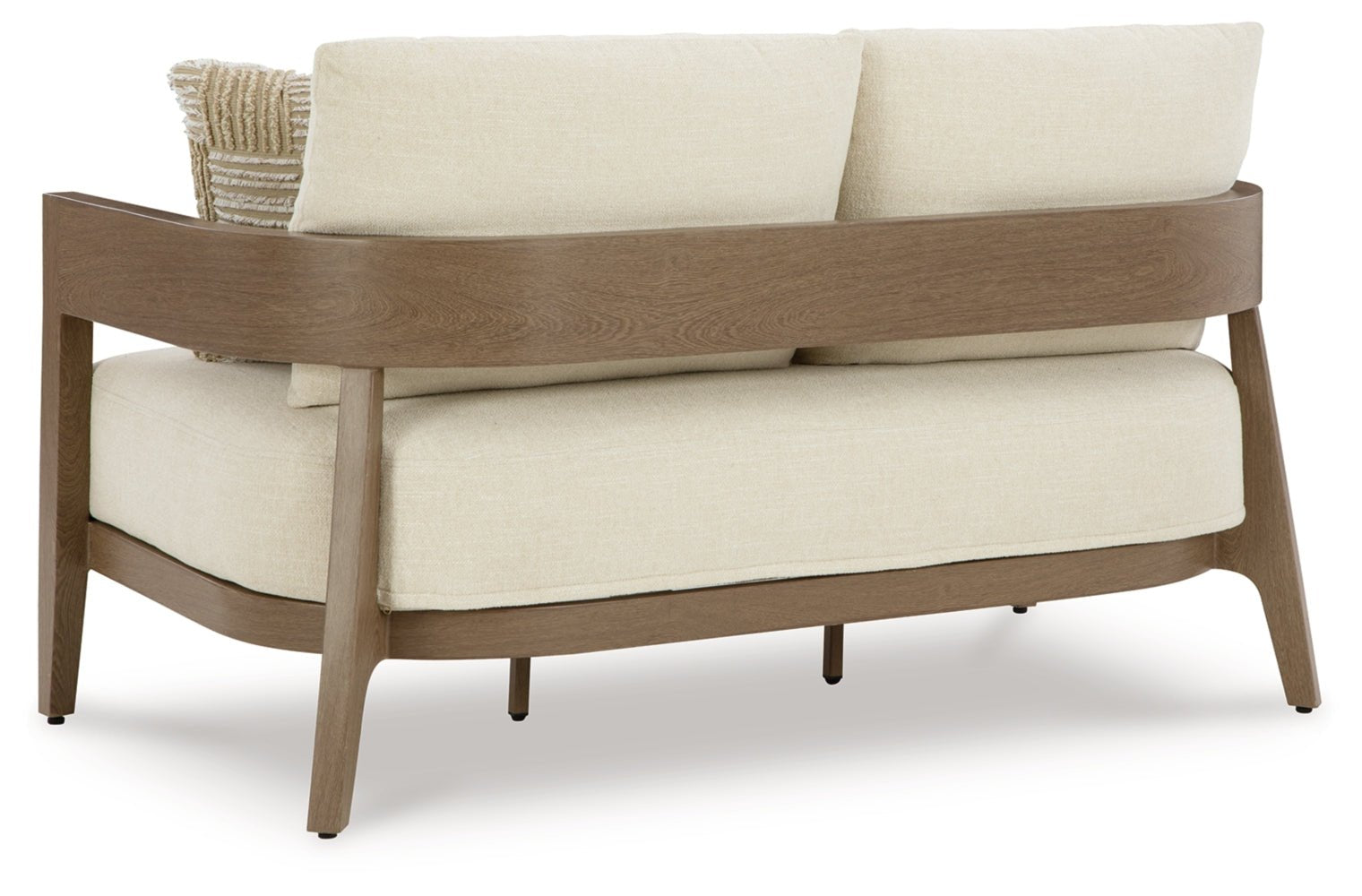AshleySerene Bay Outdoor Sofa and Loveseat with Coffee Table