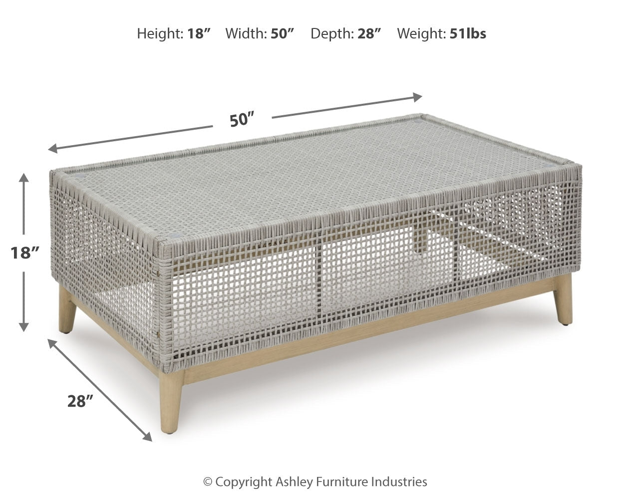 AshleySeton Creek Outdoor Coffee Table