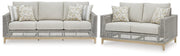 AshleySeton Creek Outdoor Sofa and Loveseat
