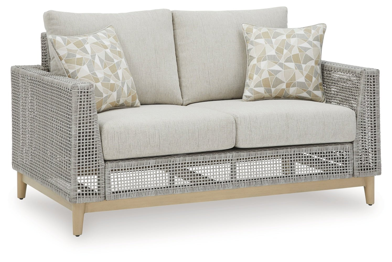 AshleySeton Creek Outdoor Sofa and Loveseat