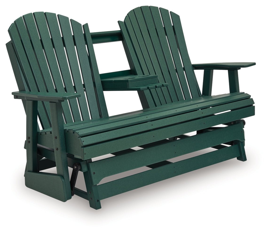 AshleyShell Beach Outdoor Loveseat Glider