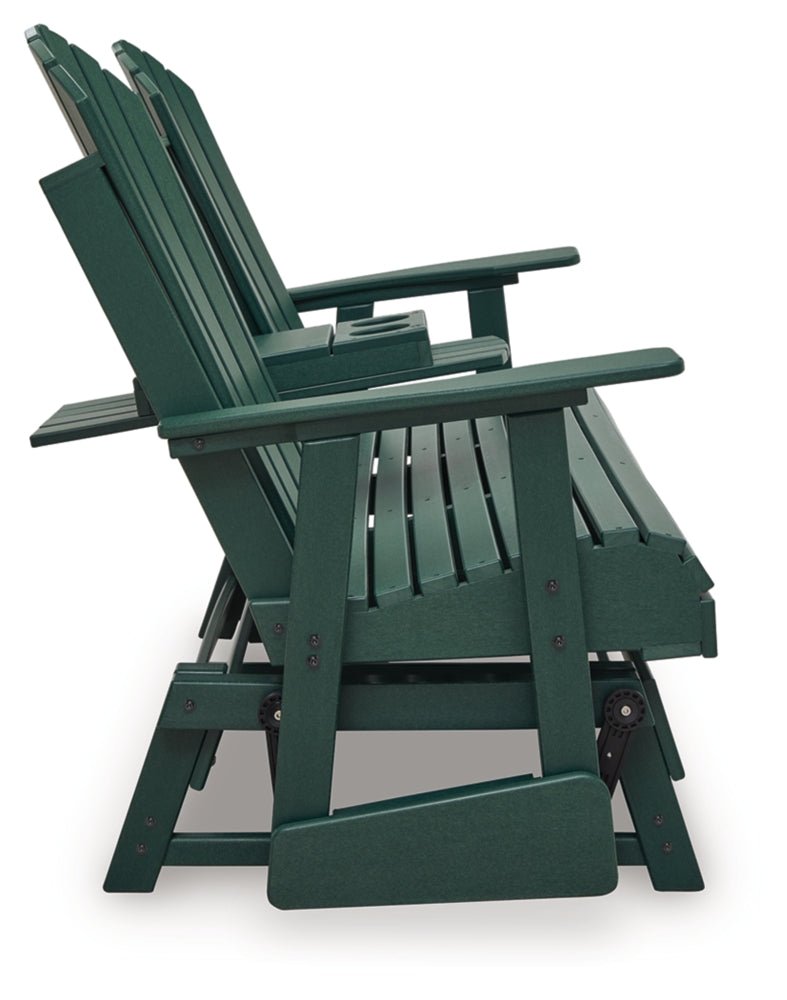 AshleyShell Beach Outdoor Loveseat Glider