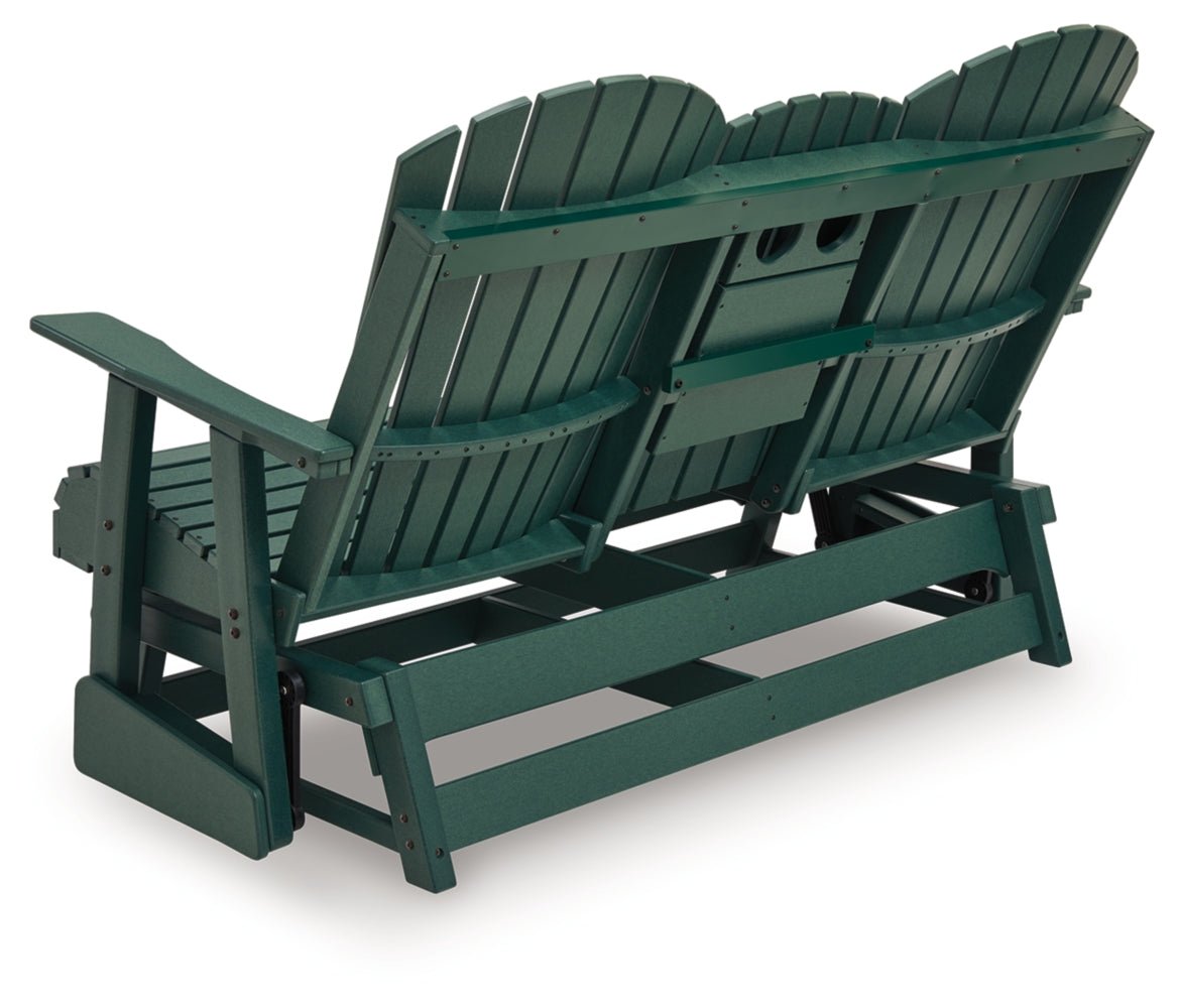 AshleyShell Beach Outdoor Loveseat Glider