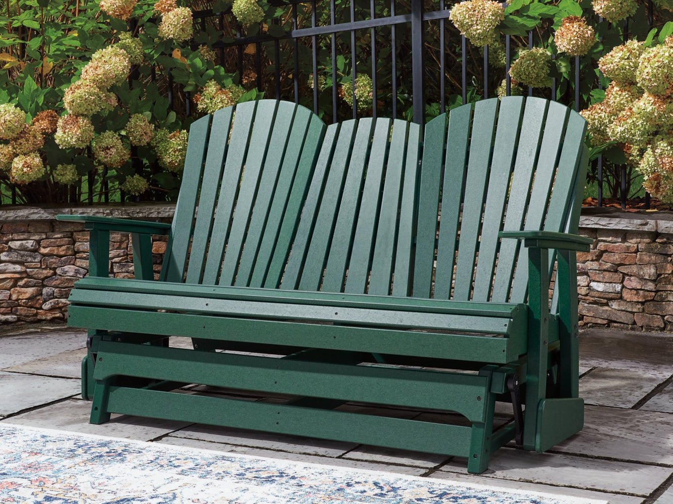 AshleyShell Beach Outdoor Loveseat Glider