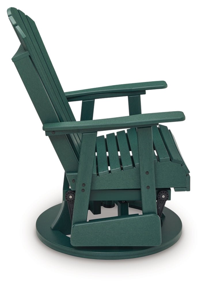 AshleyShell Beach Outdoor Swivel Glider Chair