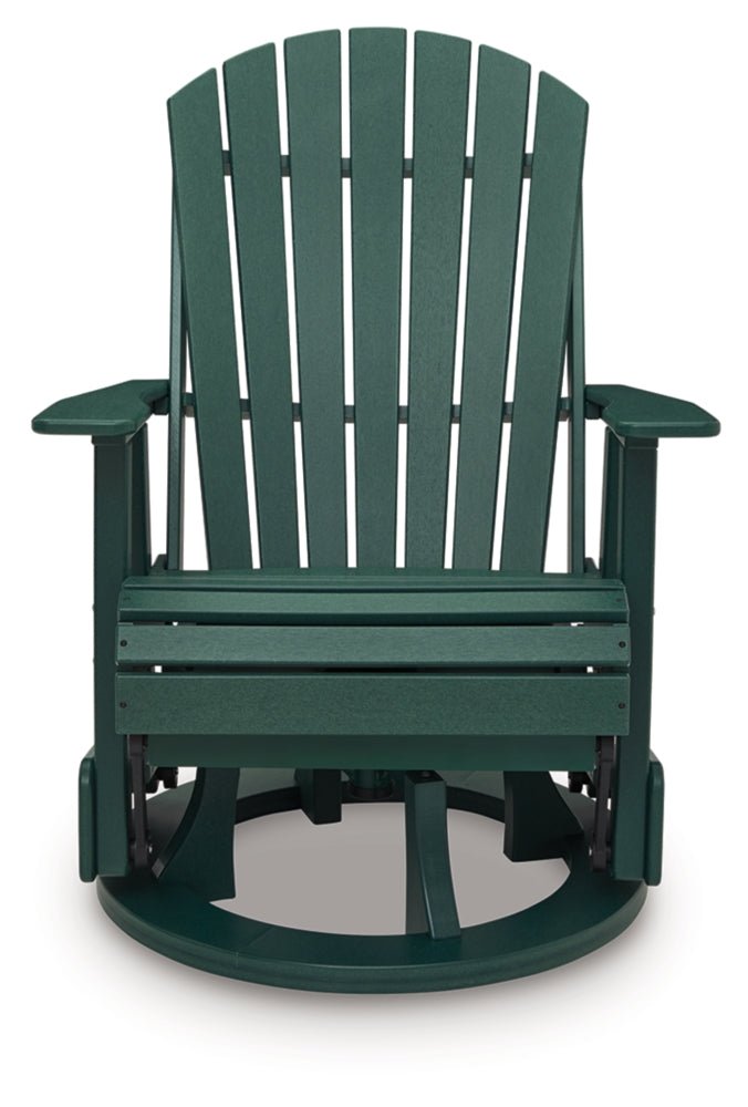 AshleyShell Beach Outdoor Swivel Glider Chair