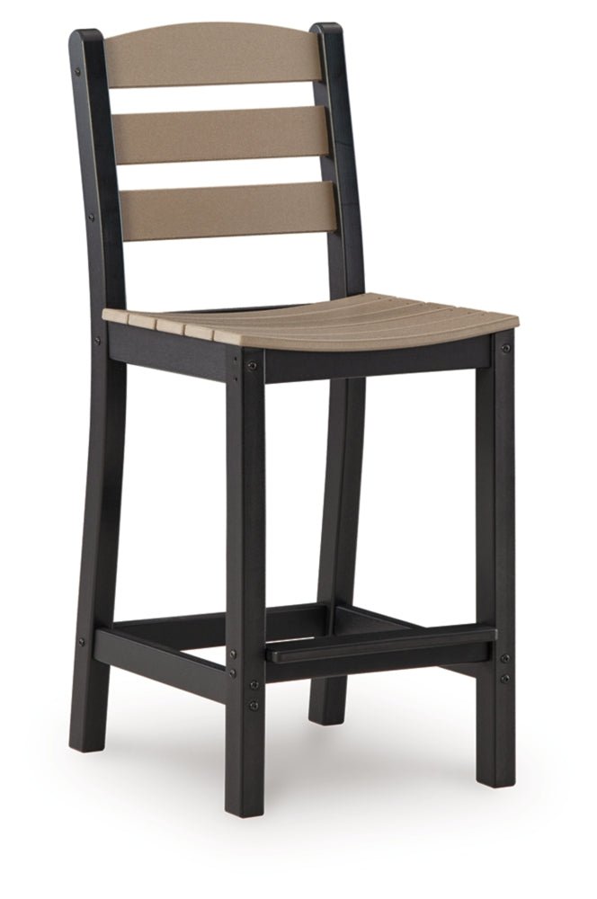 AshleyShoreline Beach Outdoor Counter Table and 2 Barstools