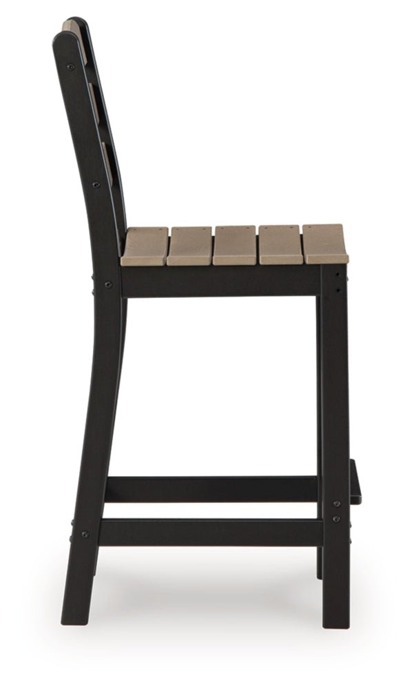 AshleyShoreline Beach Outdoor Counter Table and 2 Barstools