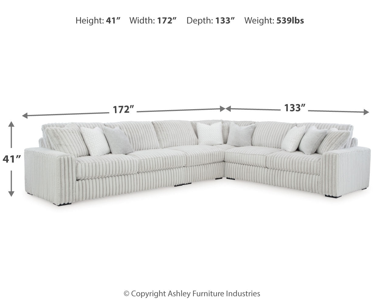 AshleyStupendous 4 - Piece Sectional