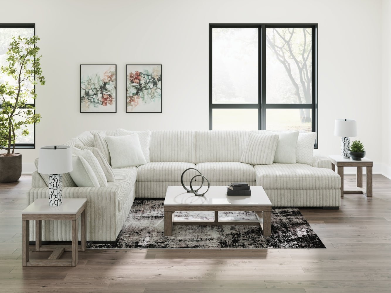 AshleyStupendous 5 - Piece Sectional with Chaise