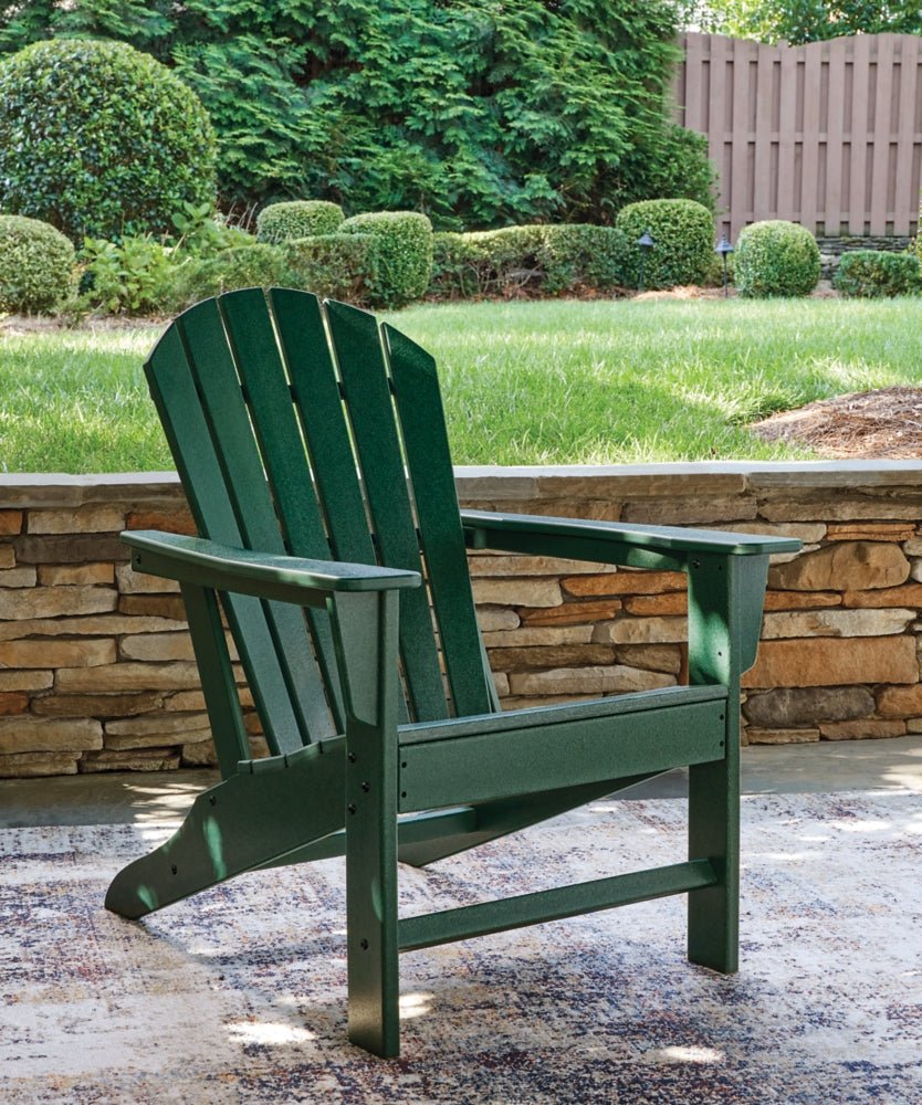 AshleySundown Shores 2 Adirondack Chairs with End table