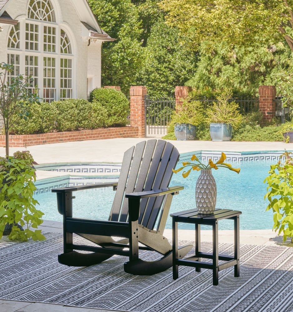 AshleySundown Treasure Outdoor Rocking Chair and End Table Set