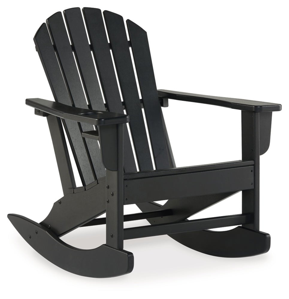 AshleySundown Treasure Outdoor Rocking Chairs and End Table Set