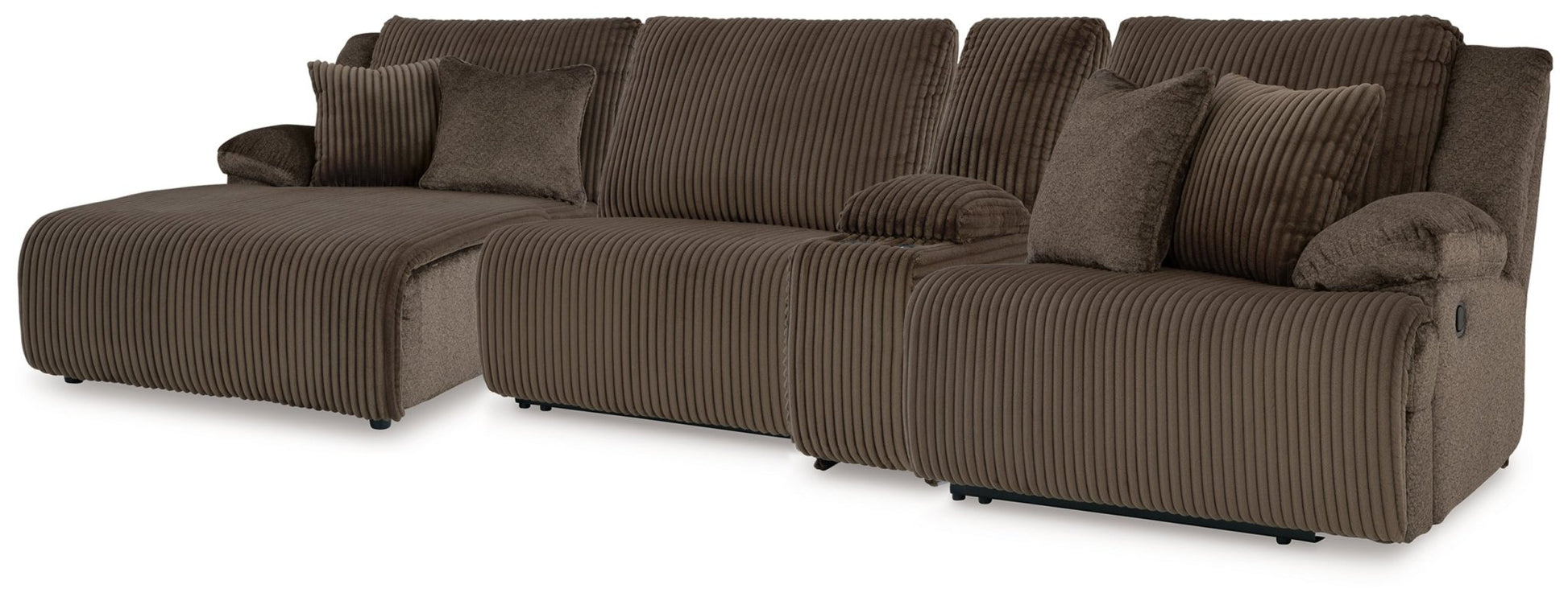 AshleyTop Tier 4 - Piece Reclining Sectional with Chaise