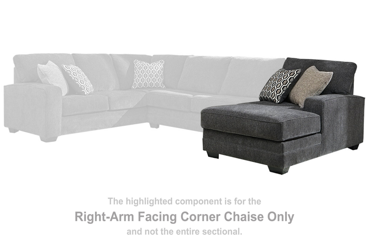 AshleyTracling 3 - Piece Sectional with Chaise