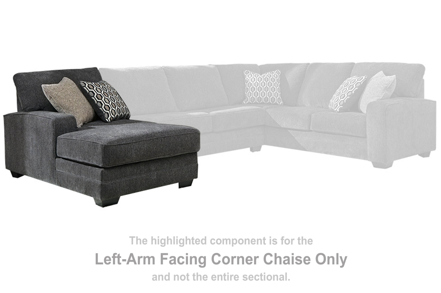 AshleyTracling 3 - Piece Sectional with Chaise