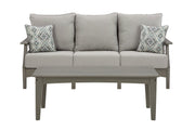 AshleyVisola 2 - Piece Outdoor Sofa & Coffee Table Set