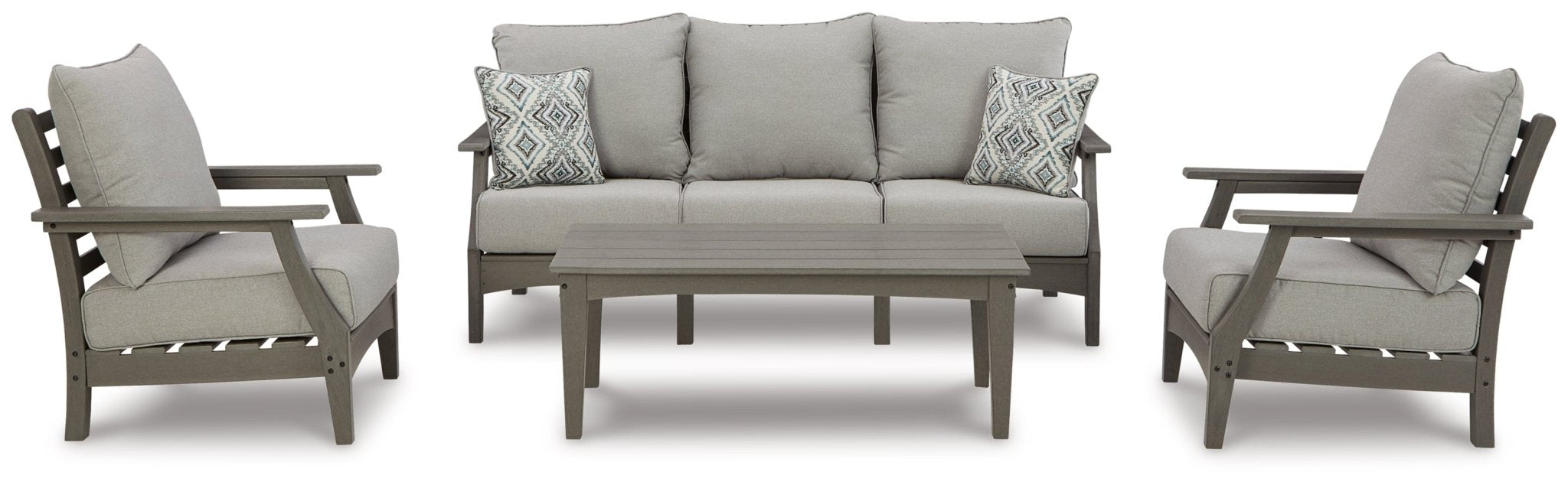 AshleyVisola 4 - Piece Outdoor Sofa Conversation Set