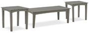 AshleyVisola Outdoor Coffee Table with 2 End Tables