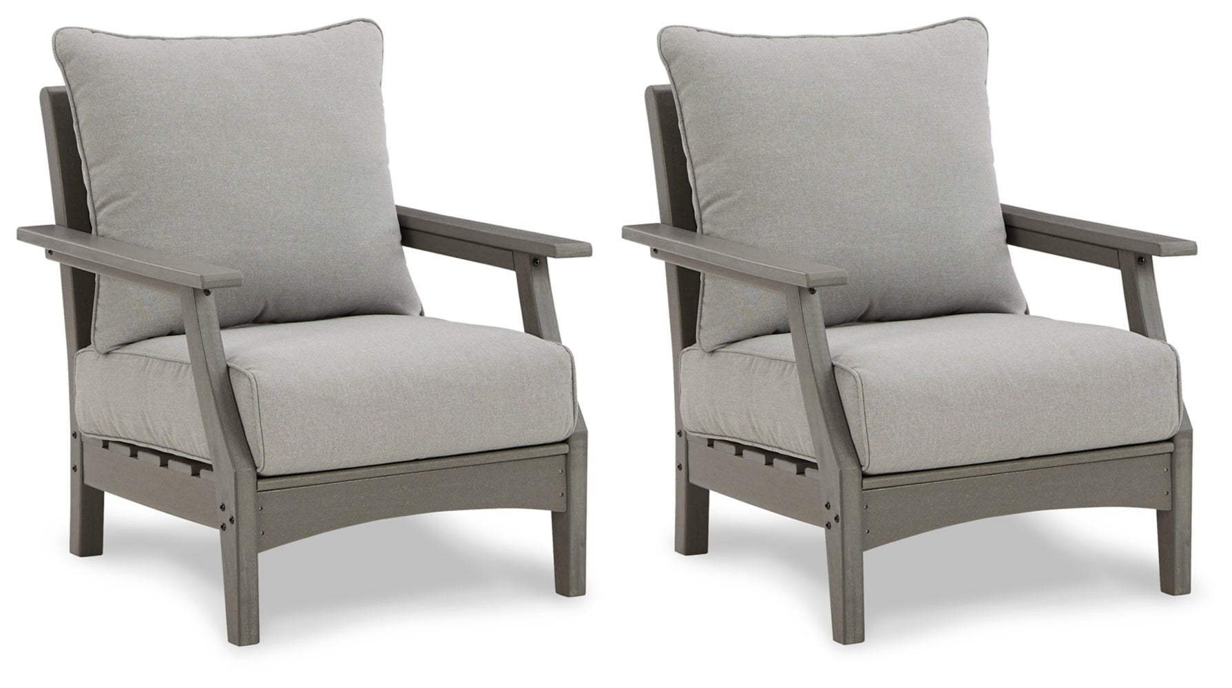 AshleyVisola Outdoor Sofa and 2 Lounge Chairs with Coffee Table and 2 End Tables