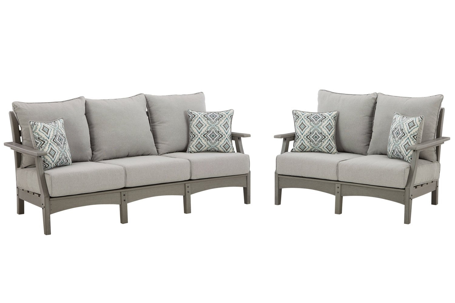 AshleyVisola Outdoor Sofa & Loveseat Set