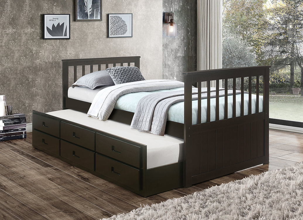IF-314 Captain Bed (Espresso)