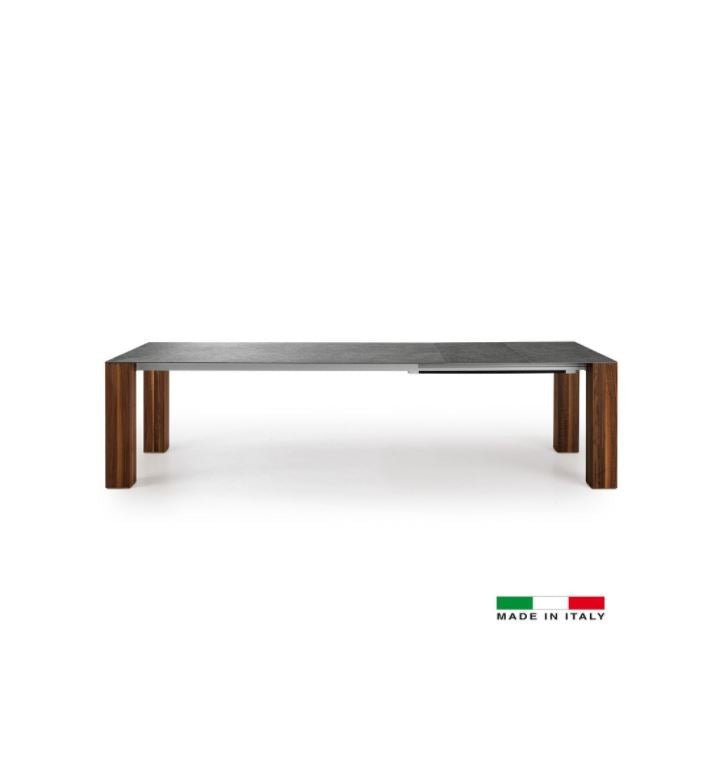 BelliniBellini Thin Dining Table - Walnut Wood Leg