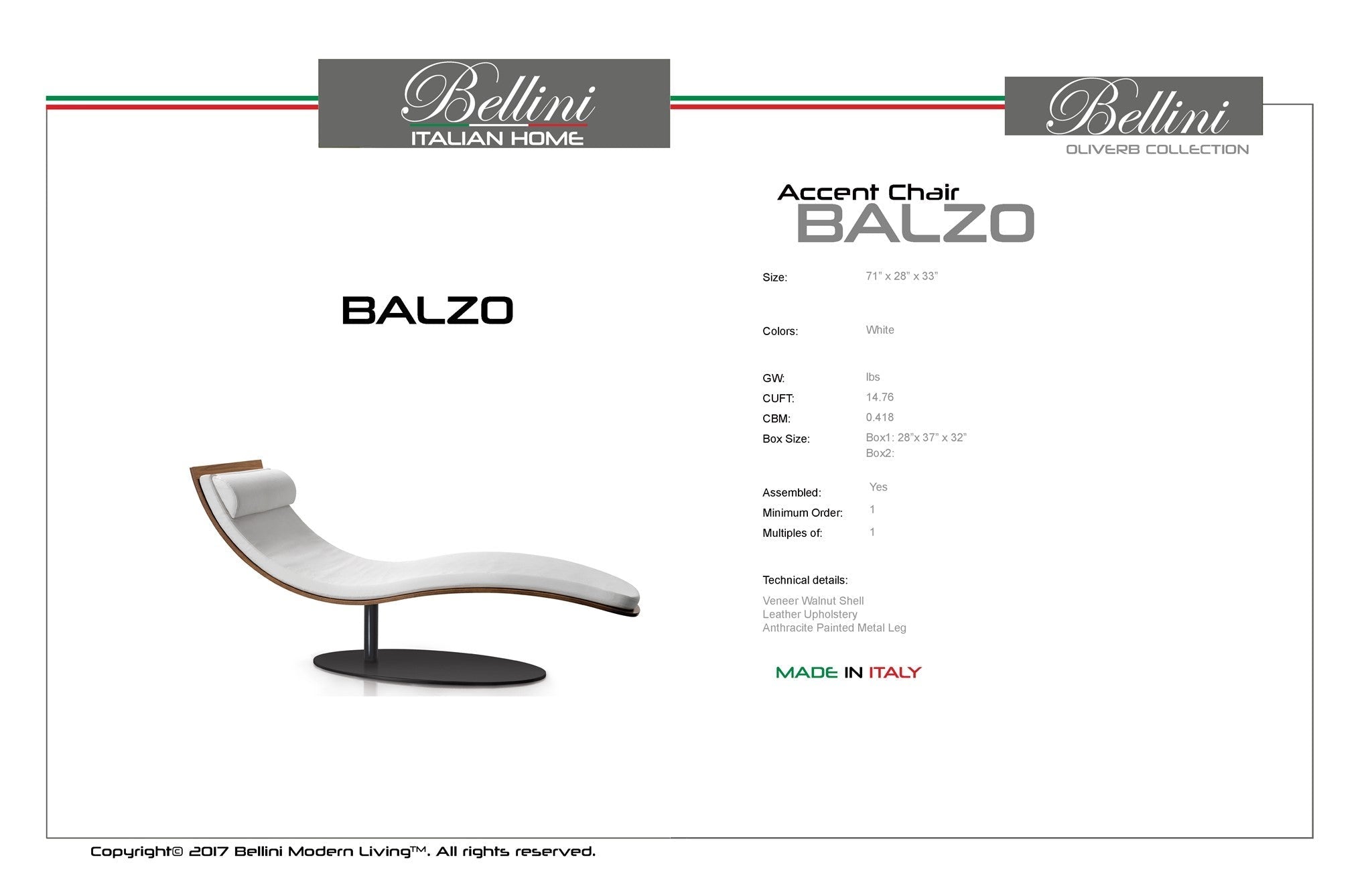 BLIBalzo CH Accent Chair