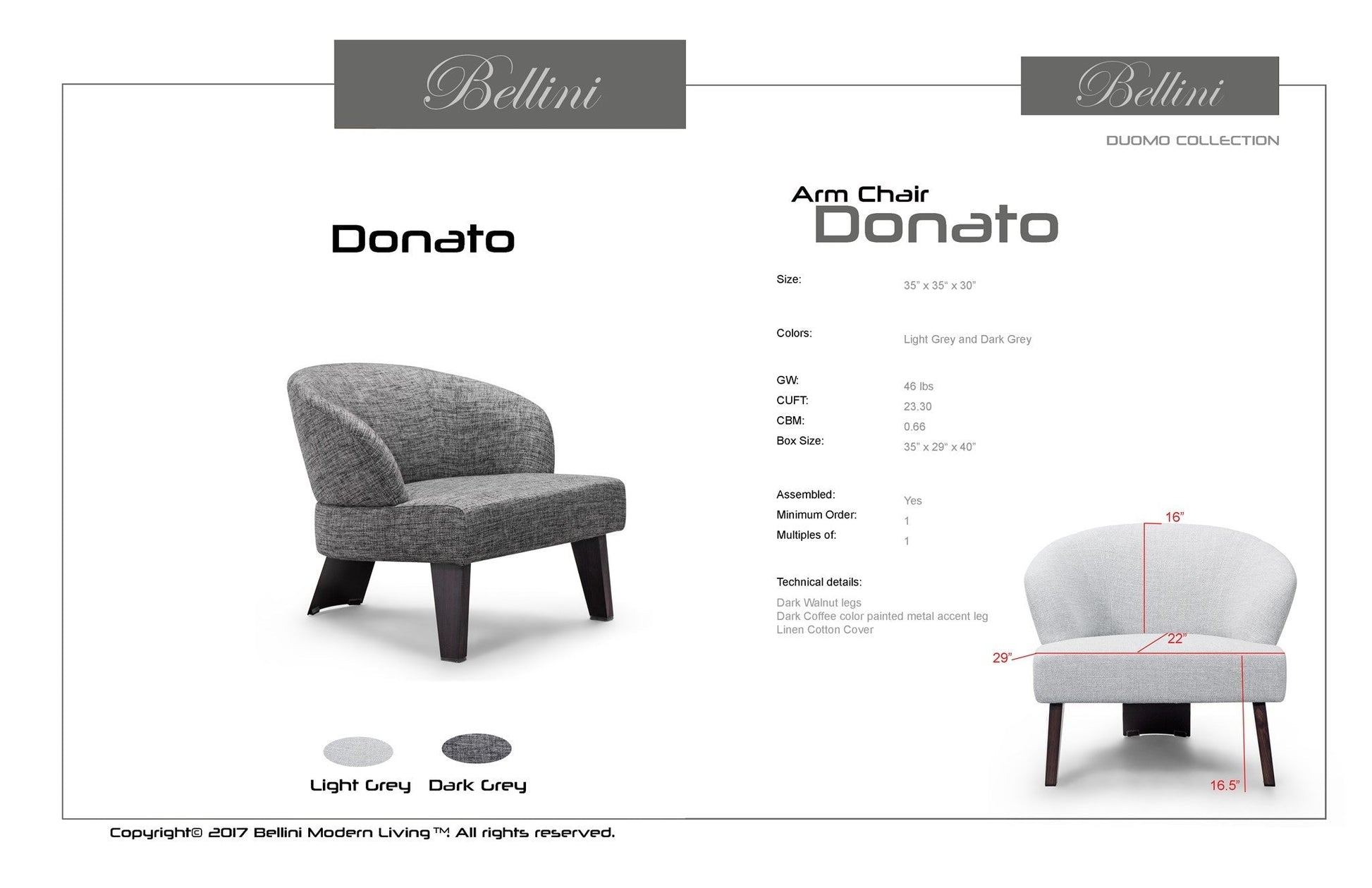 BLIDonato DGY Accent Chair