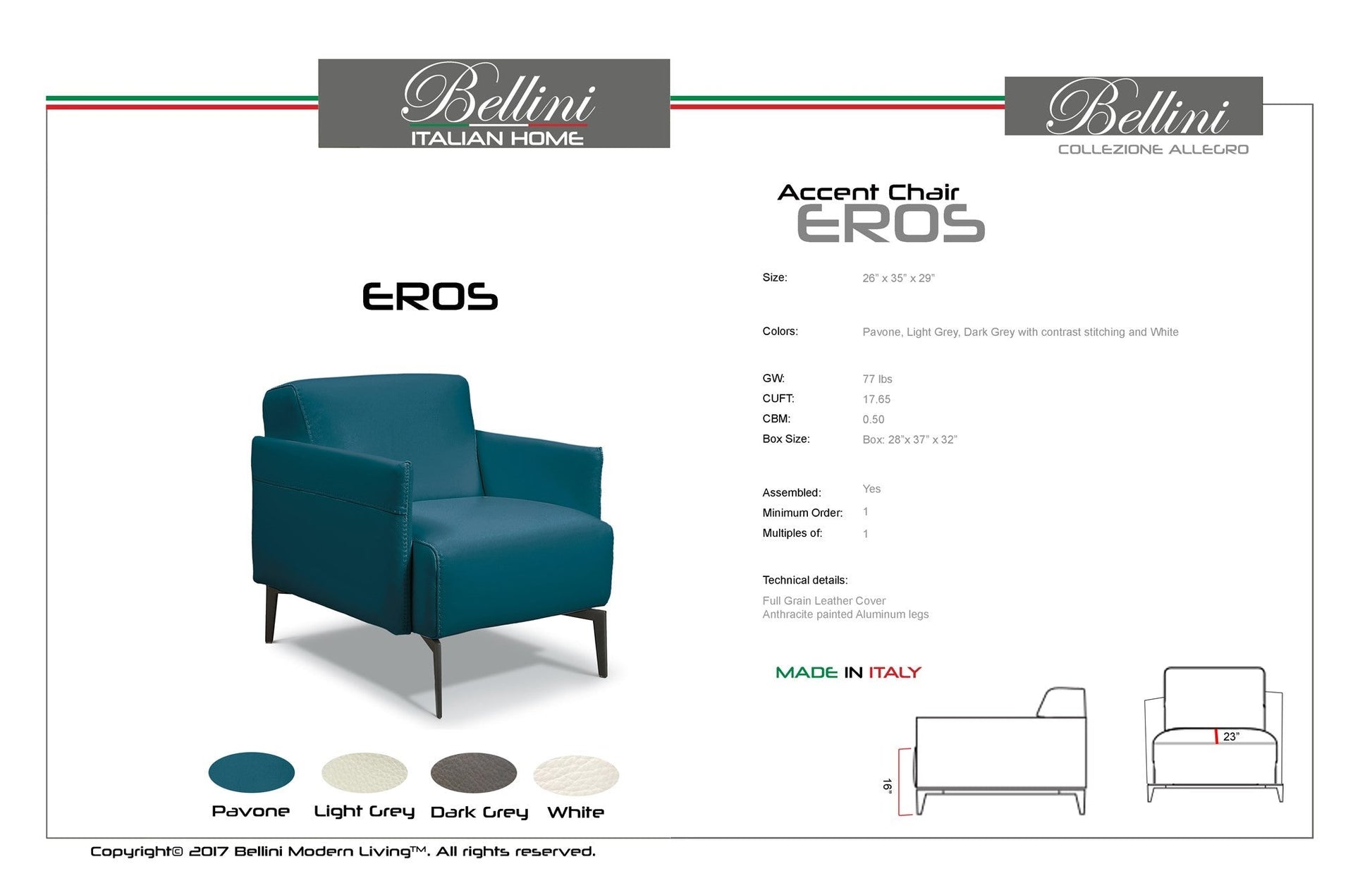 BLIEros LGY Accent Chair