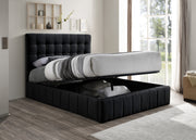 Hydraulic Storage Bed Black IF-5785