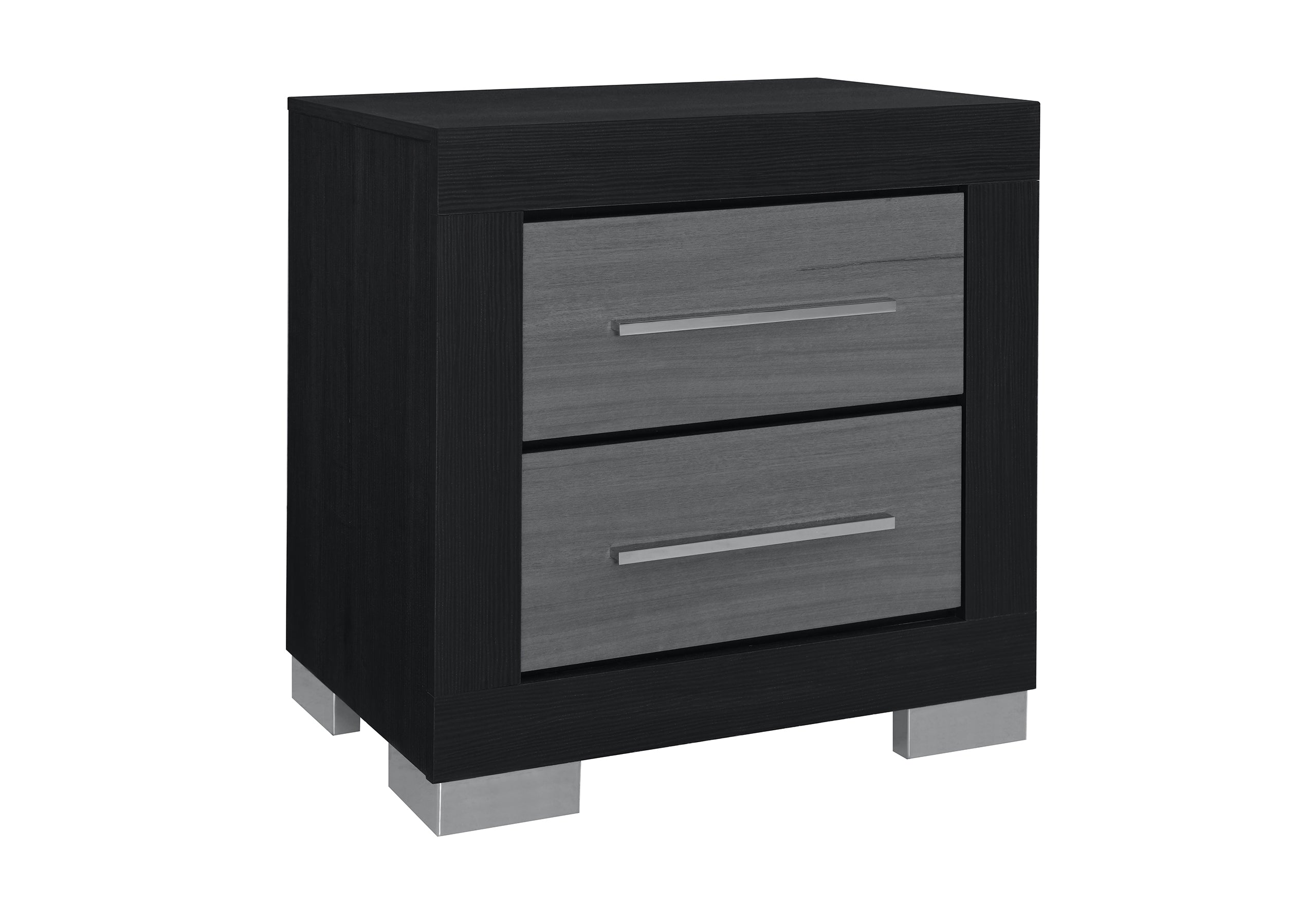 Emma (Black-Grey) Bed Set