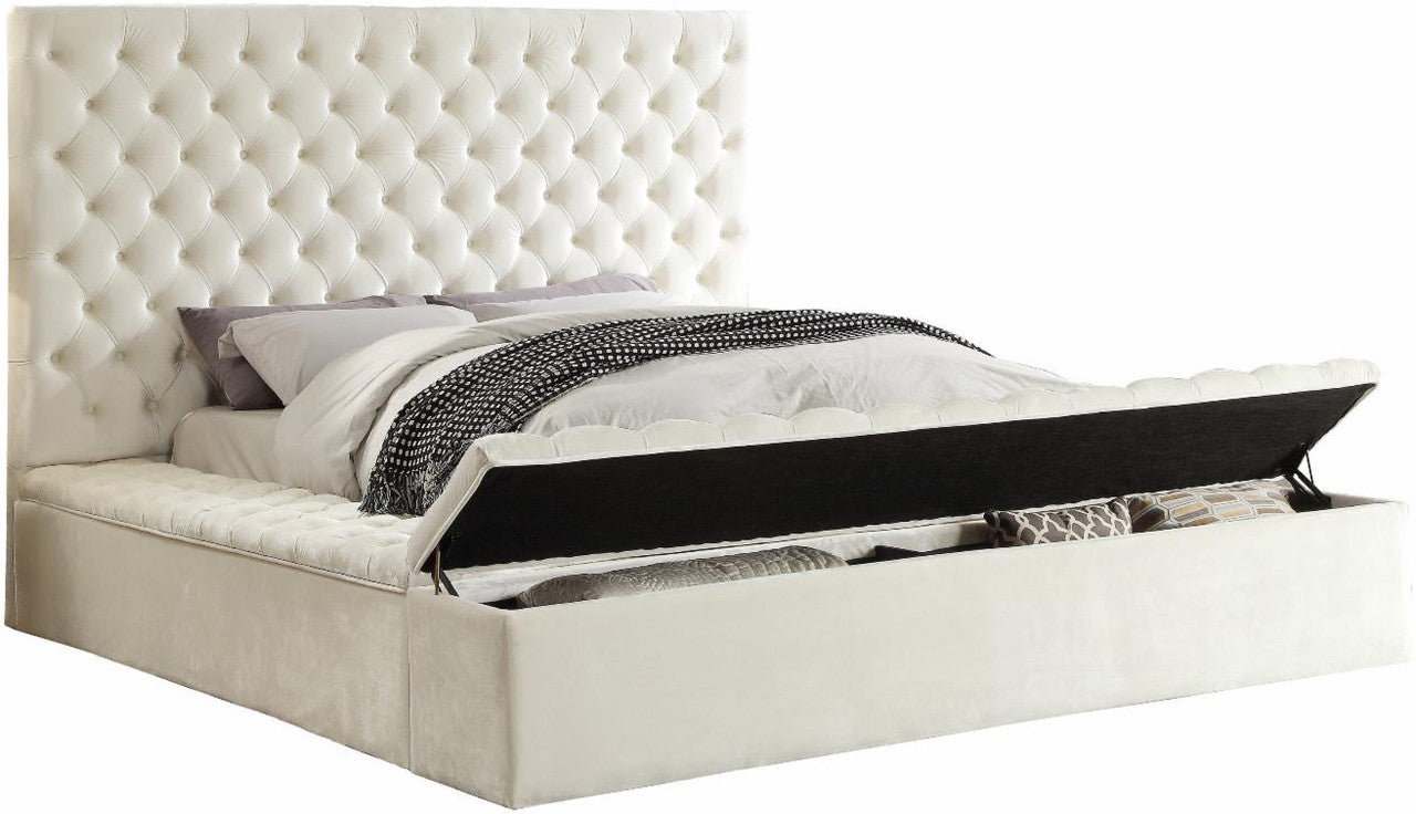 Cream Platform Bed IF-5792