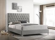 Grey Fabric Bed IF-5225
