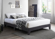 Wooden Platform Bed Espresso IF-5345
