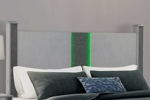 Logan-Silver Bed Set