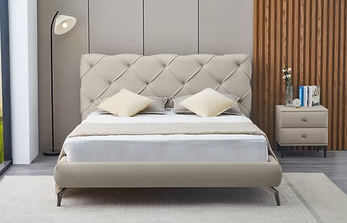 Creme Bed Frame IF-5945