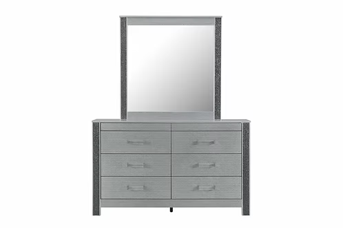 Logan-Silver Bed Set