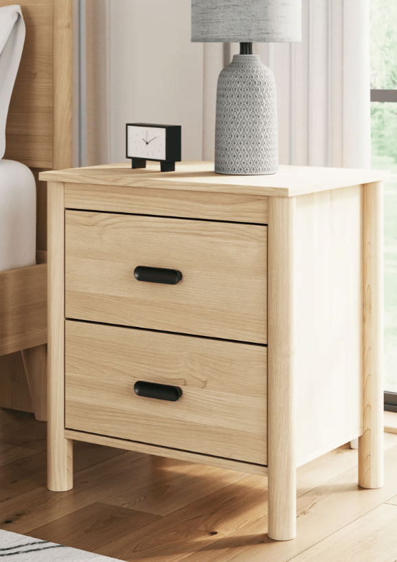 Clareca FurnitureAshley EB2444 Cabinella - Full / Queen Platform Panel Bed - Tan